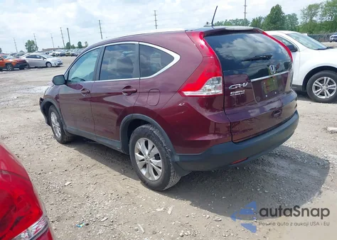 2013 Honda Cr-V Ex-L из США, поврежденный, VIN 5J6RM4H78DL056142